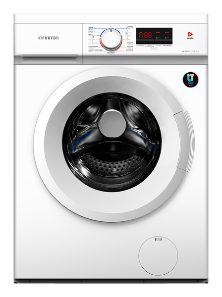 LAVADORA CARGA FRONTAL INFINITON WM-D94AWT 9 KG 1400 RPM A BLANCO CON TAPA DESMONTABLE