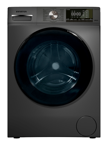 LAVADORA CARGA FRONTAL INFINITON WM-S72ADX 7 KG 1200 RPM A DARK INOX
