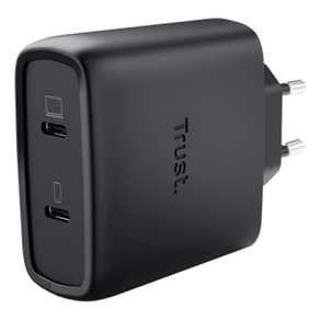 CARGADOR-USB-GAN-TRUST-MAXO-65W-2xUSB-C-INCLUYE-CABLE-USB-C-2m-COLOR-NEGRO