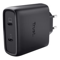 Miniatura 6 de CARGADOR USB GAN TRUST MAXO 65W 2xUSB-C INCLUYE CABLE USB-C 2m COLOR NEGRO