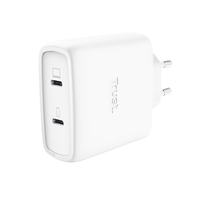 Miniatura 1 de CARGADOR USB GAN TRUST MAXO 65W 2xUSB-C INCLUYE CABLE USB-C 2m COLOR BLANCO