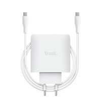 Miniatura 6 de CARGADOR USB GAN TRUST MAXO 65W 2xUSB-C INCLUYE CABLE USB-C 2m COLOR BLANCO
