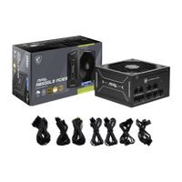 Miniatura 2 de Fuente Alimentación 650W MSI  MAG A650GLS PCIE5 80 PLUS Gold Fully-Modular Negro