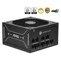 Miniatura 6 de Fuente Alimentación 650W MSI  MAG A650GLS PCIE5 80 PLUS Gold Fully-Modular Negro