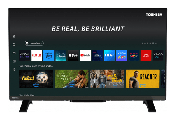 Televisor TOSHIBA 32" 32QV2F63DG QLED Full HD