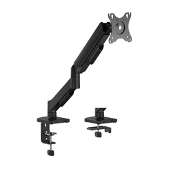 AISENS Soporte de Mesa Eco Contrapeso Giratorio e Inclinable para Monitor TV 9KG  3 Pivotes  1 Brazo  de 17  32   Negro