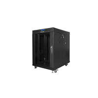 Miniatura 1 de ARMARIO LANBERG RACK 19â? 15U 800X1000 LCD PUERTA CRISTAL FLAT PACK NEGRO