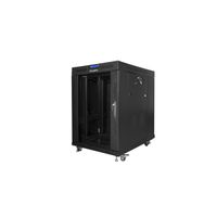 Miniatura 2 de ARMARIO LANBERG RACK 19â? 15U 800X1000 LCD PUERTA CRISTAL FLAT PACK NEGRO