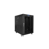 Miniatura 3 de ARMARIO LANBERG RACK 19â? 15U 800X1000 LCD PUERTA CRISTAL FLAT PACK NEGRO