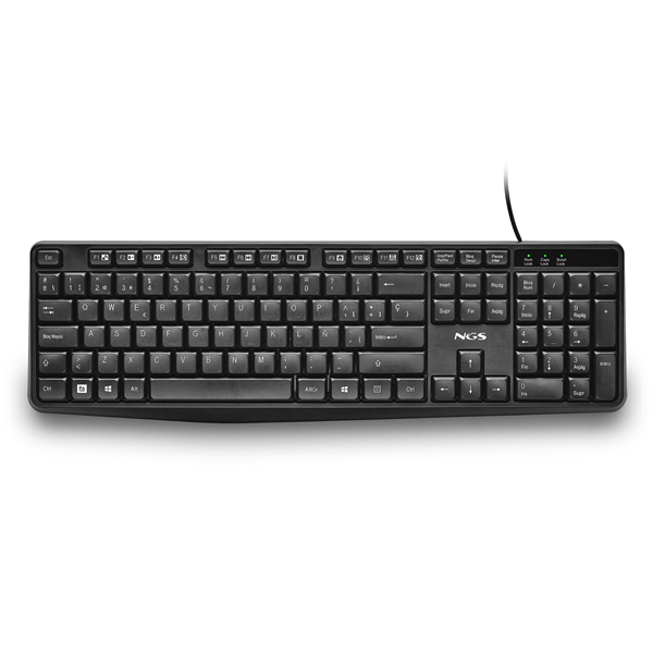 TECLADO NGS FUNKY V4 USB NEGRO