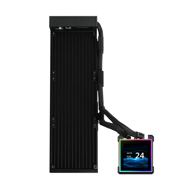 Lian Li HydroShift II LCD S 360 Fanless Procesador Kit de refrigeraci n l quida Negro 1 pieza s