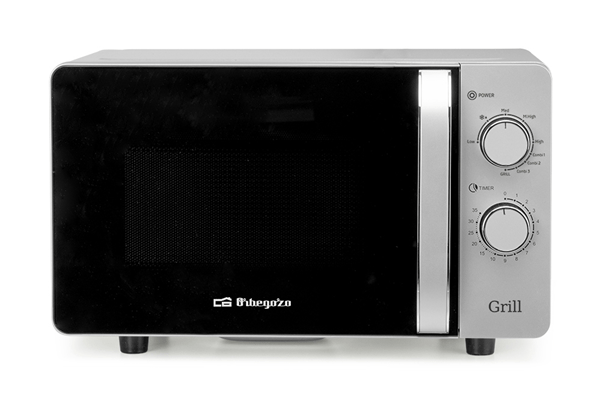 HORNO MICROONDAS CON GRILL ORBEGOZO MGI2072CE 20 LITROS INOX