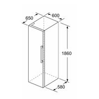 Miniatura 8 de FRIGORIFICO UNA PUERTA SIEMENS KS36VAIEP E ALTO 186 CM ANCHO 60 CM INOX