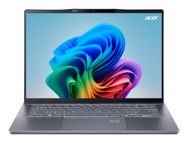 PORTATIL ACER SFG14-01-X962 SNAPDRAGON X PLUS X1P-42100 8C 14." 16GB 1TB PC COPILOT+ W11H GRIS