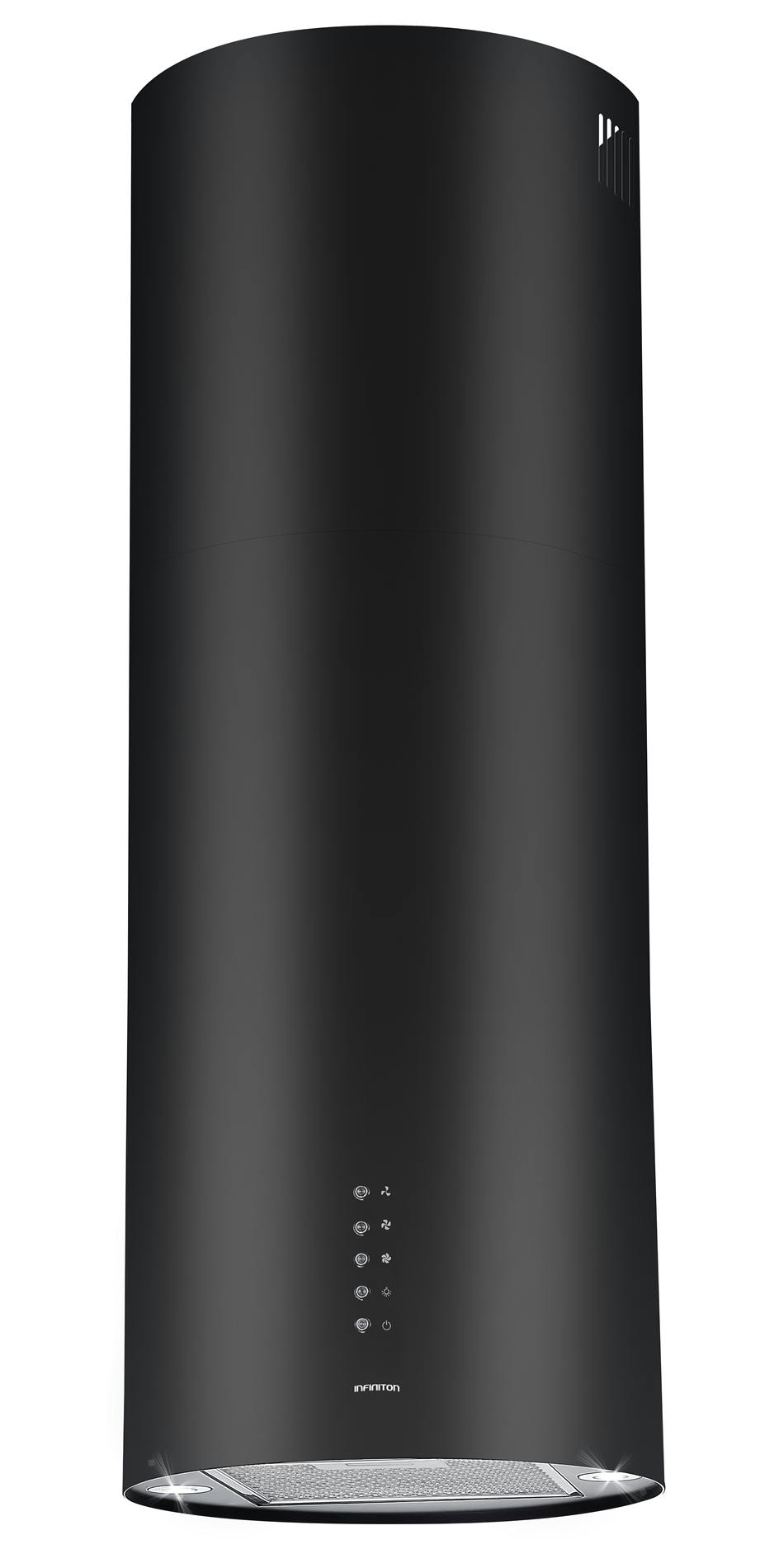 CAMPANA ISLA INFINITON CMPY-BIS9N ANCHO 35 CM NEGRA