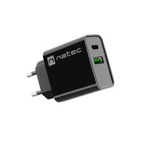 Miniatura 2 de CARGADOR NATEC RIBERA 20W 1XUSB-A + 1XUSB-C PD3.0 QC3.0 NEGRO