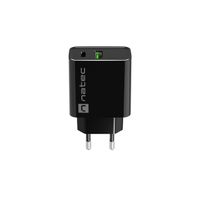 Miniatura 5 de CARGADOR NATEC RIBERA 20W 1XUSB-A + 1XUSB-C PD3.0 QC3.0 NEGRO