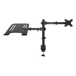 SOPORTE MESA MONITOR Y PORTATIL COOLBOX MP01 17"-32" 8KG NEGRO 2 BRAZOS