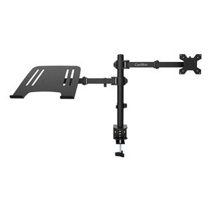 SOPORTE MESA MONITOR Y PORTATIL COOLBOX MP01 17"-32" 8KG NEGRO 2 BRAZOS