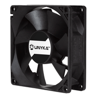 Miniatura 1 de VENTILADOR SERVER UNYKA 80mm 8025mm DOBLE BOLA 4PIN 80.80.25