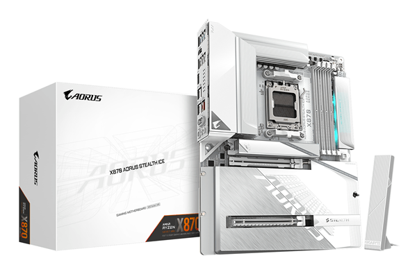 Placa Base GIGABYTE AMD X870 AORUS STEALTH ICE