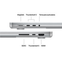 Miniatura 8 de 14-inch MacBook Pro: Apple M5 Pro chip with 18-core CPU and 20-core GPU  24GB  2TB SSD - Silver