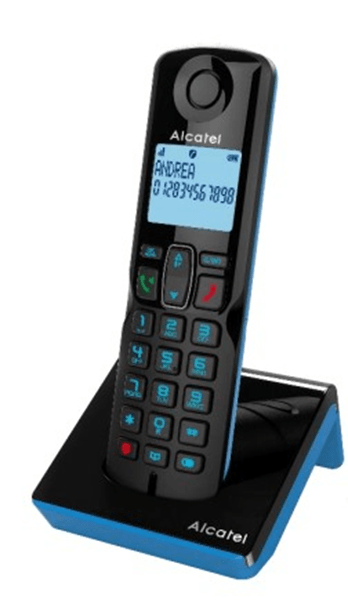 TELEFONO SOBREMESA ALCATEL DEC S280 BLACK/BLUE