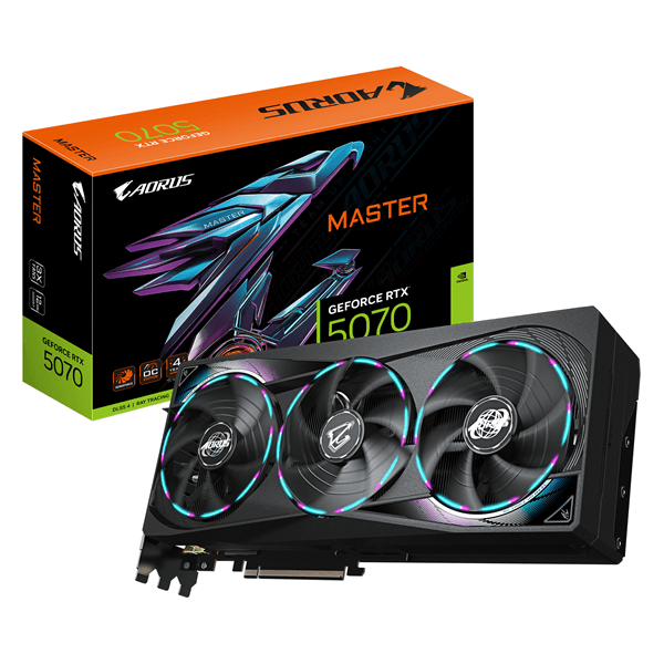 Tarjeta Gráfica GIGABYTEGeForce RTX 5070 GDDR7 12GB Negro