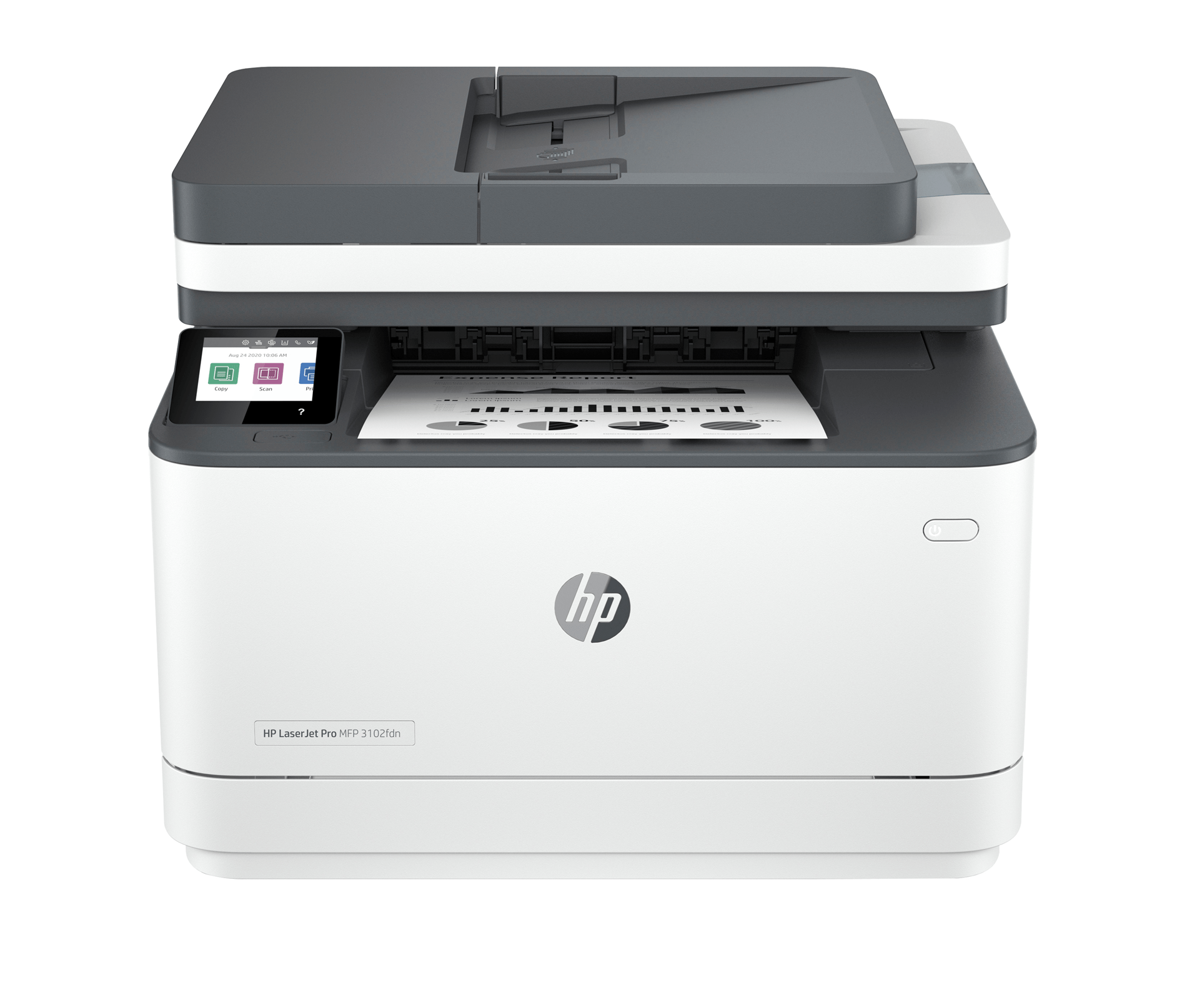 HP LaserJet LaserJet Pro 3102fdn Multifunction Blanco y negro Impresora, Solo Ethernet; Fotocopiadora, escáner Laser Dúplex