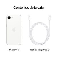 Miniatura 10 de APPLE iPhone 16e 6.1" 5G 256GB Blanco