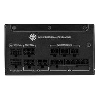 Miniatura 3 de Fuente Alimentación 1000W MSI MPG A1000GS PCIE5 80 PLUS Gold Fully-Modular Negro
