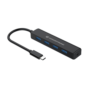 HUB USB  CONCEPTRONIC  USB-C A 4 PUERTOS TIPO A USB 3.1