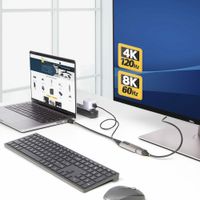 Miniatura 7 de Conversor Adaptador Activo HDMI 2.1 a DisplayPort 1.4 8K60Hz