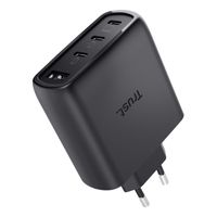 Miniatura 3 de CARGADOR USB GAN TRUST MAXO 65W 3xUSB-C PD 1xUSB-A INCLUYE CABLE USB-C 2M NEGRO