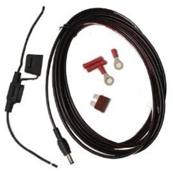 CABLE WITH FUSE HOLDER FOR VEHICLE DOCK. 5.5MM X 2.5MM PLUG (L10, ET8X)
