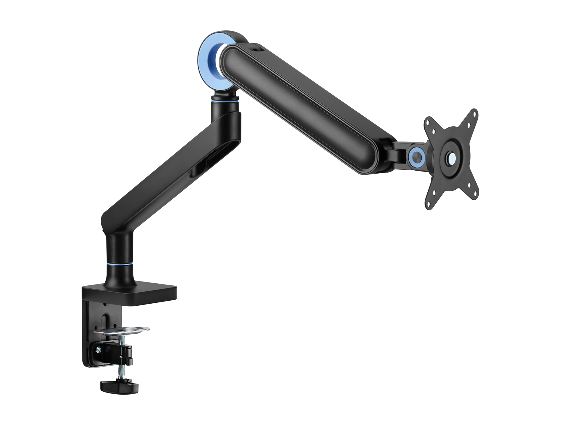 SOPORTE DE MESA EQUIP 650184 PARA 1 PANTALLA DE 17"-35" NEGRO DE ALUMINIO Max. 10.5Kg POR PANTALLA M