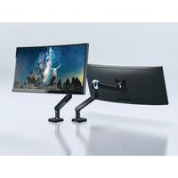 Miniatura 11 de SOPORTE DE MESA EQUIP 650184 PARA 1 PANTALLA DE 17"-35" NEGRO DE ALUMINIO Max. 10.5Kg POR PANTALLA M