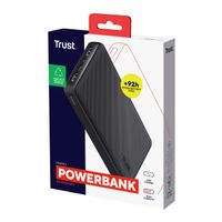 Miniatura 7 de POWERBANK UNIVERSAL TRUST 24676 PRIMO 20000mAh COLOR NEGRO INPUT MICRO USB Y USB-C OUT 2 USB-A 1 USB
