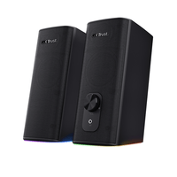 Miniatura 1 de ALTAVOCES 2.0 BLUETOOTH TRUST CETIC 24970 18W COLOR NEGRO BT Y JACK 3.5mm CONTROL DE VOLUMEN ALIMENTADO POR USB