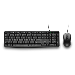 COMBO-TECLADO-RATON-NGS-COCOA-KIT-V2-USB-NEGRO