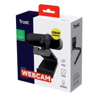 Miniatura 9 de WEBCAM CON MICROFONO TRUST TANOR FULL HD 1080P NEGRA  PARA VIDEOLLA NITIDAS CON 85% MAT. RECICL