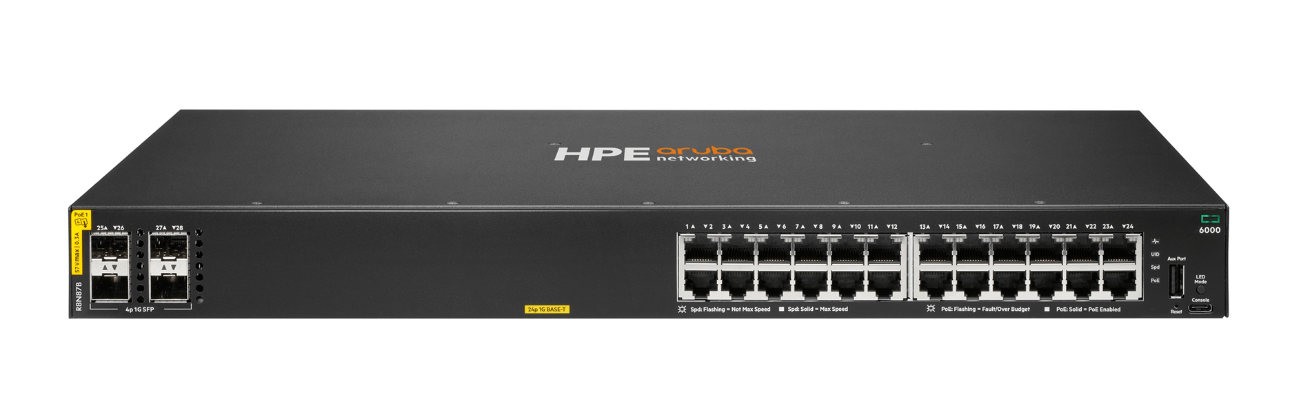 HPE ANW 6000 24G CL4 4F 370W Sw