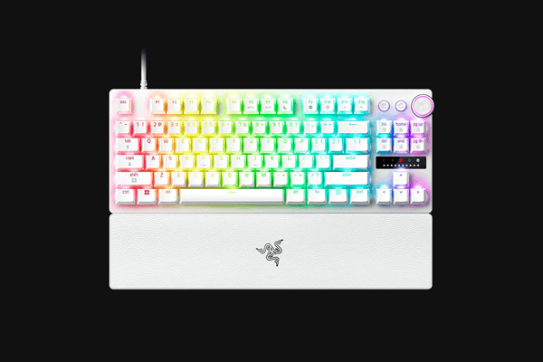 RAZER HUNTSMAN V3 PRO TENKEYLESS 8KHZ WHITE ED US LAYOUT