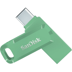 SANDISK ULTRA DUAL DRIVE GO USB TYPE- C, ABSINTHE GREEN, GLOBAL, 400MB/S 128GB