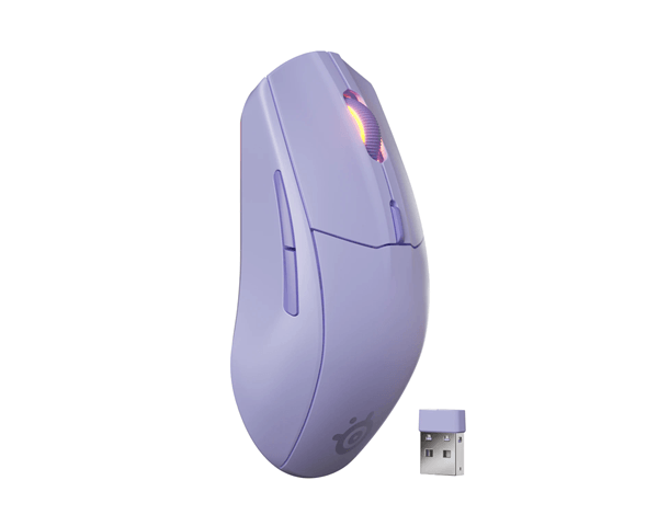 RATON STEELSERIES RIVAL 3 WIRELESS GEN 2 LAVENDER
