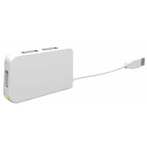 HUB 4 PUERTOS USB 2.0 APPROX APPHT4 BLANCO