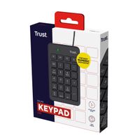 Miniatura 4 de TECLADO NUMERICO TRUST XALAS 23 TECLAS TAMAÑO NORMAL Y 5 TECLAS MULTIMEDIA 22221