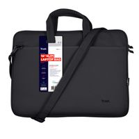 Miniatura 7 de MALETIN TRUST BOLOGNA ECO PARA PORTATILES HASTA 16" - COMPARTIMENTO PRINCIPAL ACOLCHADO - COLOR NEGRO 24447
