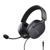 Miniatura 2 de HEADSET TRUST GAMING GXT 489 NEGRO FAYZO 24898 MICROFONO DESMONTABLE PLEGABLE CABLE TRENZADO 1,2m JACK 3.5mm CONTROL REMOTO