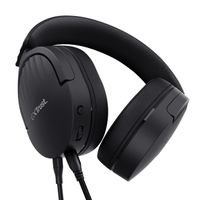Miniatura 5 de HEADSET TRUST GAMING GXT 489 NEGRO FAYZO 24898 MICROFONO DESMONTABLE PLEGABLE CABLE TRENZADO 1,2m JACK 3.5mm CONTROL REMOTO
